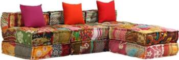 3 Seater Modular Pouf, Couch, Small