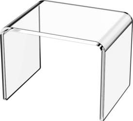 Acrylic Step Stool, Small Stool, Clear