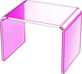 Acrylic Step Stool, Small Transparent Footstool