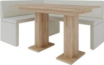 Akiko Corner Bench with Table -