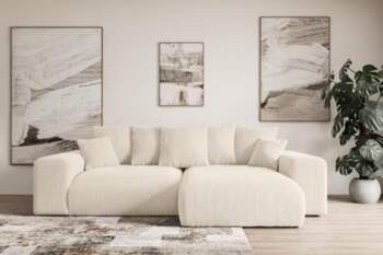 ALTDECOR Eskar-L Corner Sofa with Sleep