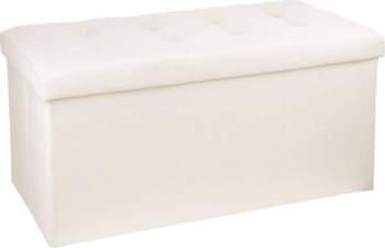 Atmosphera Lysandre Folding Double Stool Beige