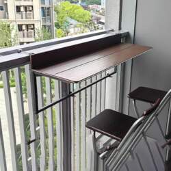 Balcony Hanging Table Foldable Adjustable Balcony