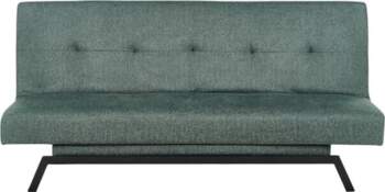 Beliani Leeds Minimalist Sofa Bed Green