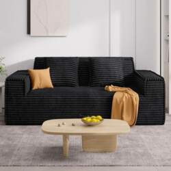 Boneless Couch, Cord Sofa with Sleep