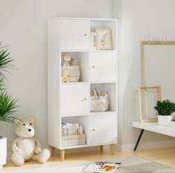 Bookcase, Standing Shelf, Cube Shelf, Bookcase