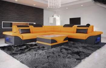 Brianza Corner Sofa with LED Lighting