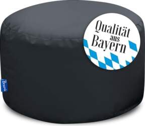 Bruni Pouf Stool L in Grey