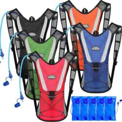 Buryeah Pack of 5 Hydration Backpack