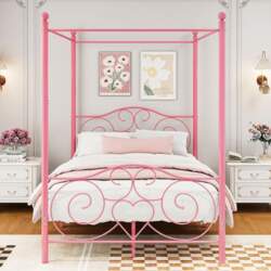 Canopy Bed Frame Platform 140 x