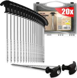 Com-four® 20 x tērauda telts naglas