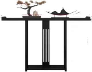 Console Sofa Table Behind the Coffee
