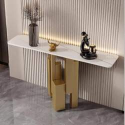 Console Table for Entryway, Narrow Entrance
