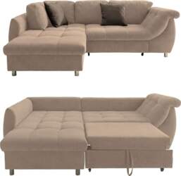 Corner Sofa with Sleep Function and