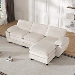 Corner Sofa with Sleep Function -