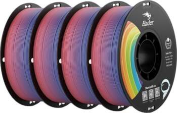 Creality Rainbow PLA+ 3D printera filaments