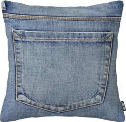 Denim Pattern Blue Country Back Jeans