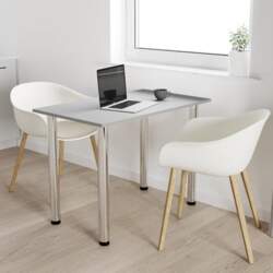 Dining Room Table with Chrome Legs