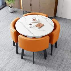 Dining Table Set with 4 Chairs