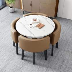 Dining Table Set with 4 Chairs