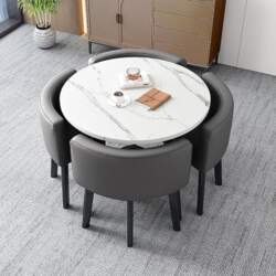 Dining Table Set with 4 Chairs