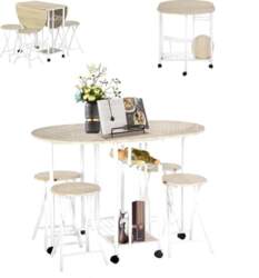 Dining Table with 4 Chairs, Kitchen