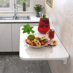 Drop Leaf Wall Table Space Saving