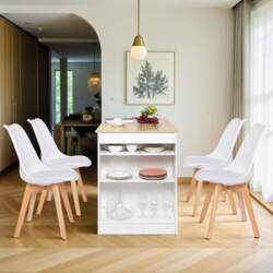 EGGREE Dining Table with 4 Chairs