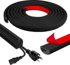 Elastīgs kabeļu kanāls pašlīmējošs 3 m