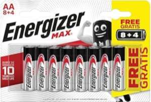 Energizer Max Long Lasting Alkaline Power