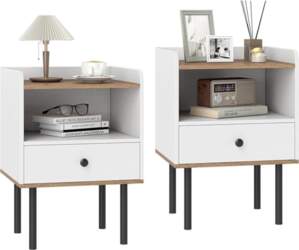 FANTASK Side Table, Bedside Table with