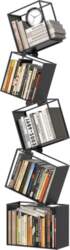Floating Bookcase 170cm 5 Tier Offset