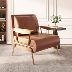Folding Single Sofa Bed, Leather Futon