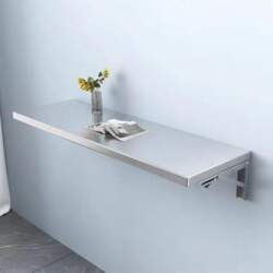 Folding Workbench Stainless Steel Wall Mounted
