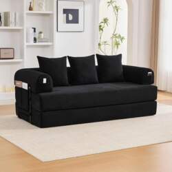 Fully Compressed Corner Sofa with Sleep