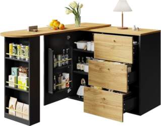 Generisch Extendable Bar Table with Storage
