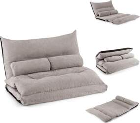 GOPLUS Floor Sofa with Sleep Function