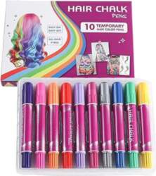 Haarkreide - Set mit 10 Farben