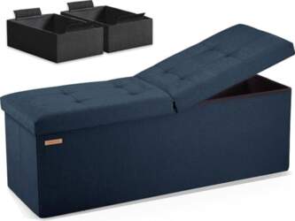 HAUSFRAU Stool with Storage Space, Folding