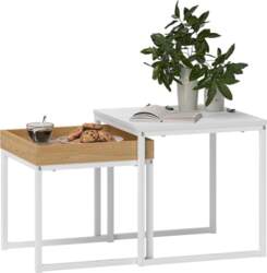 HOMCOM Coffee Table, Set of 2