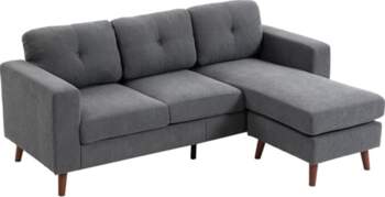 HOMCOM Corner Sofa 192 cm L-Shape