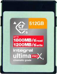 Integrēta 512 GB CFexpress B 2