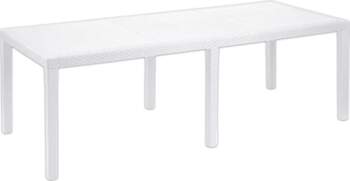 Ipae-Progarden Queen Rectangular Extensible Rattan Effect