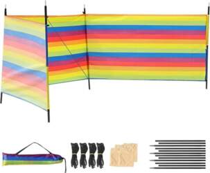 Jubilofex Camping Windbreak Wind Shield Privacy