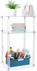 Jusalpha Heavy Duty Acrylic Side Table
