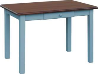 Kitchen Table with Drawer Solid Pine