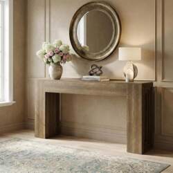 Lailang 63 Inch Console Table, Rectangular