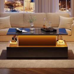 LANTRO JS Side Table, High Gloss