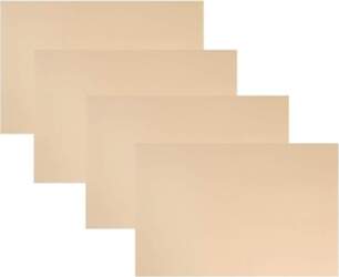 Leather Placemats, Rectangular Placemat, Non-Slip Mat