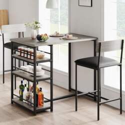 Litake Bar Table with Bar Stool